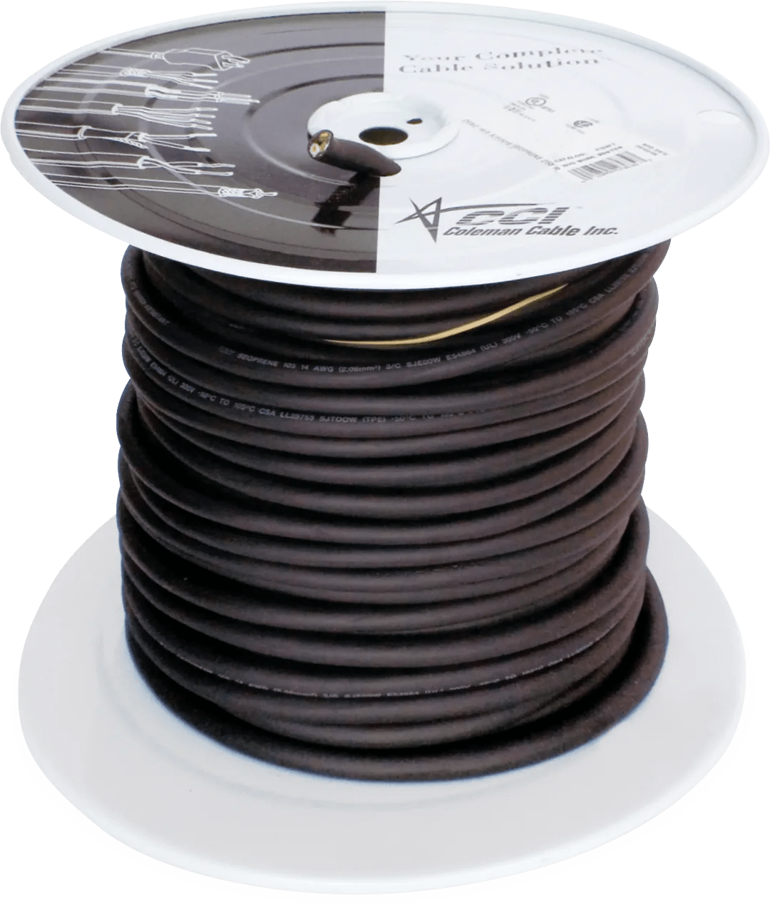 16/3 SJEOOW Extension Cord Roll - 250 Feet