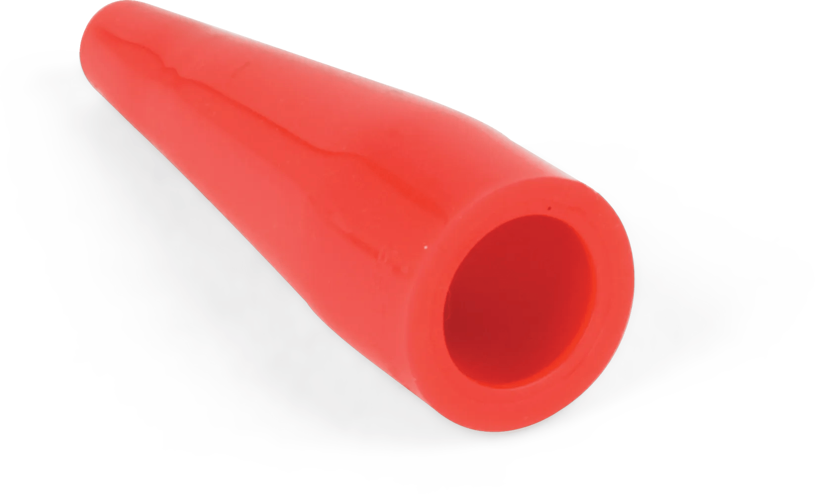 10 Amp Red Vinyl Compression Spring Test Clip Insulator - 5 Pack