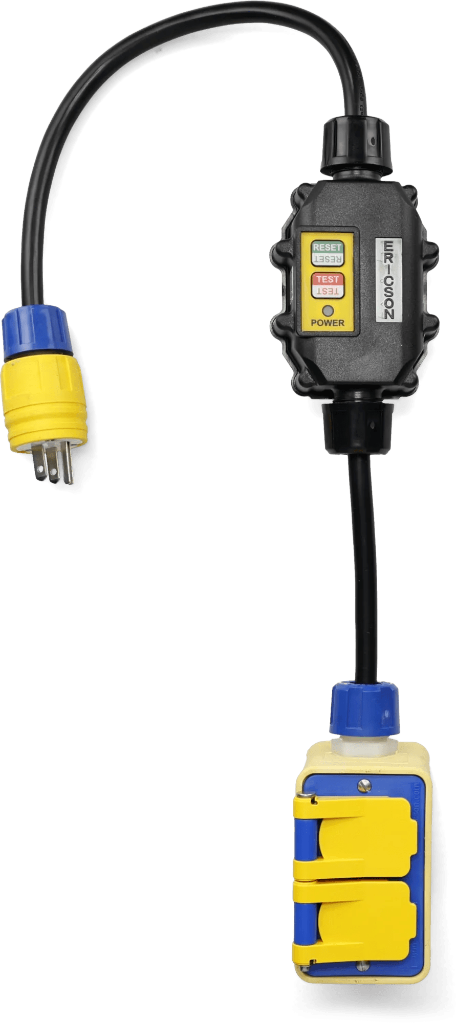 15 Amp Watertight Portable GFCI Cord Set 12" Cord