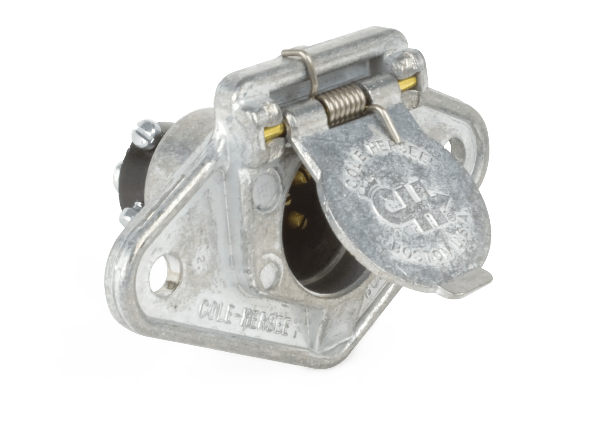 6 Pole Tractor / Trailer Socket with Splash Protection