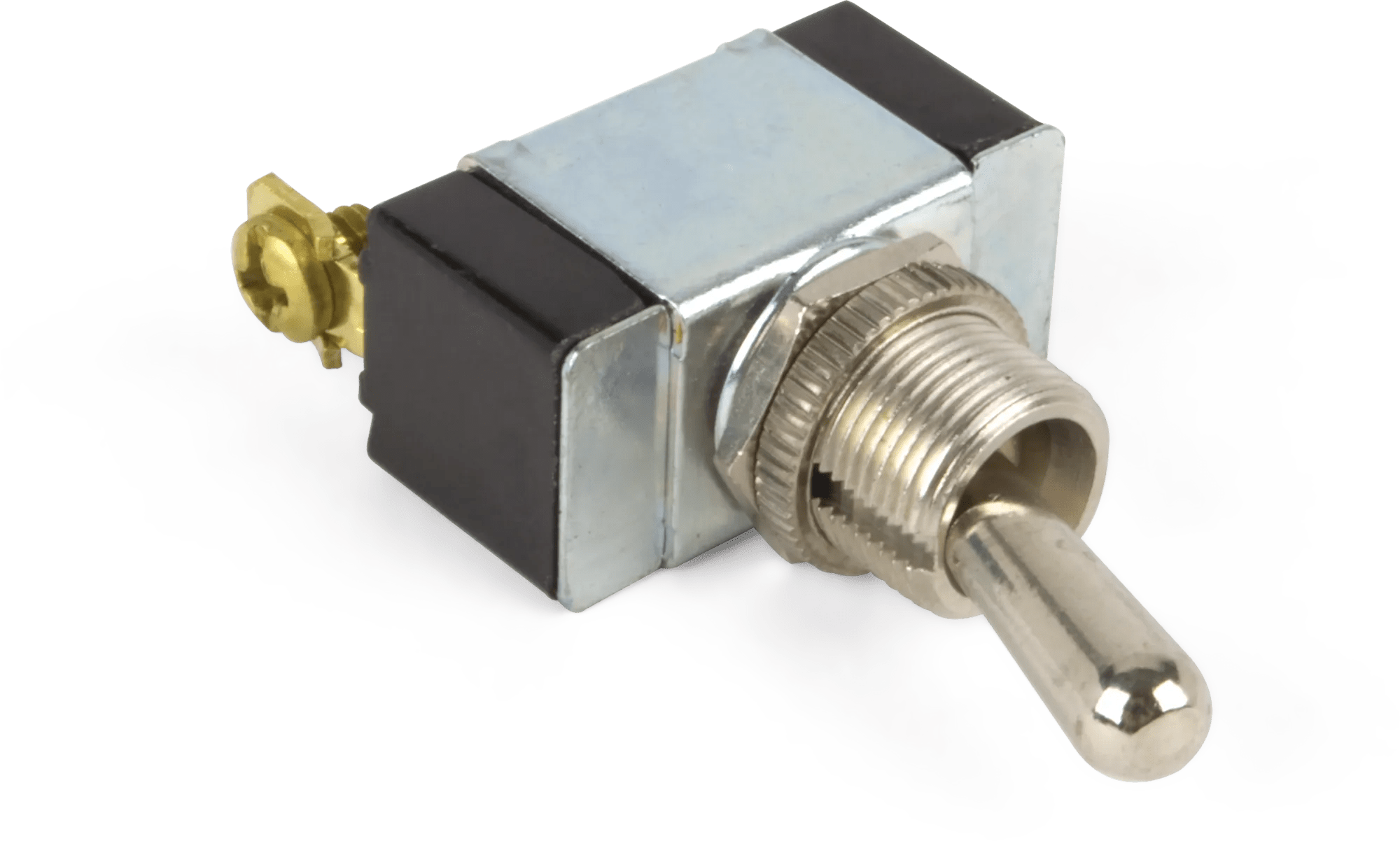 2 Screw SPST 2 Position (On-Off) Heavy Duty, Single Pole Standard Toggle Switch
