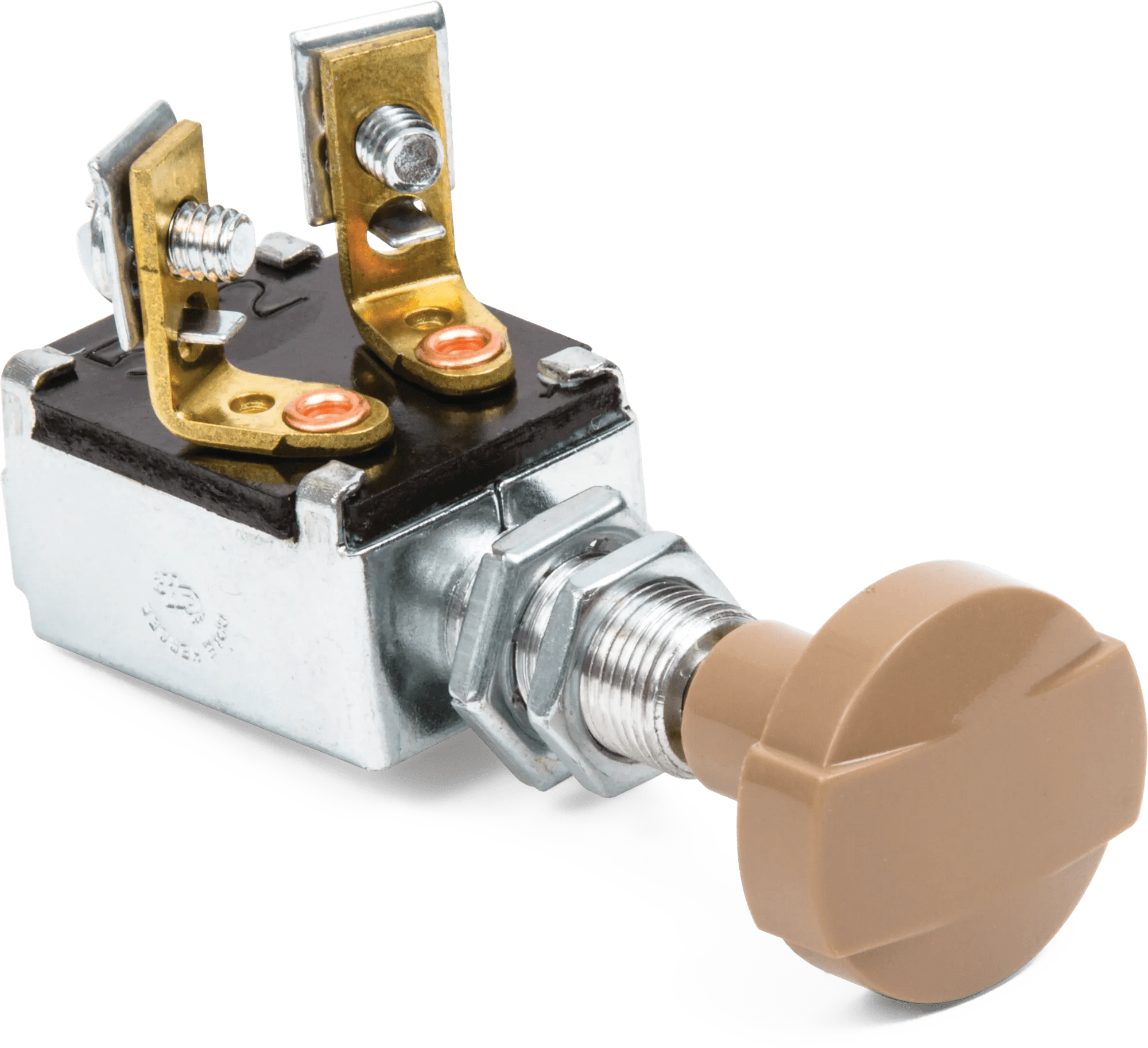2-Screw SPST 2-Position (Off-On) Heavy Duty Push-Pull Switch