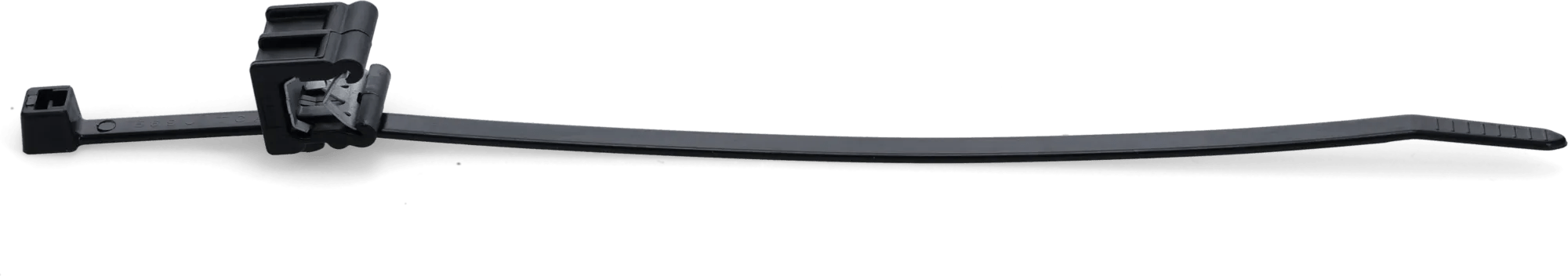 0.12" - 0.24" 2-Piece Edge Clip Cable Tie - 10 Pack