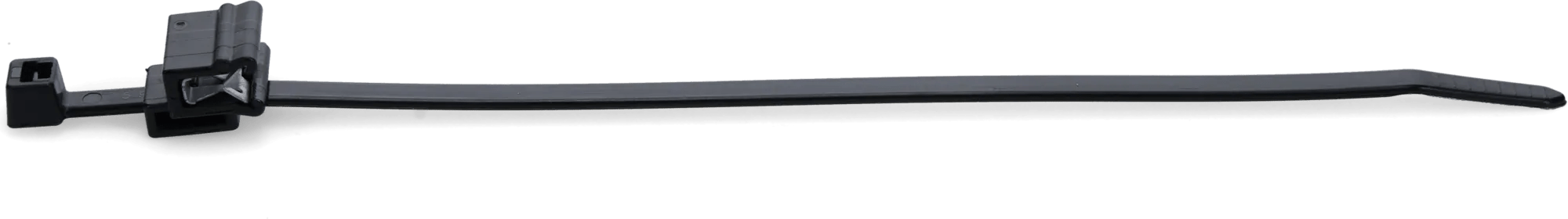 0.04" - 0.12" 2-Piece Edge Clip Cable Tie - 10 Pack