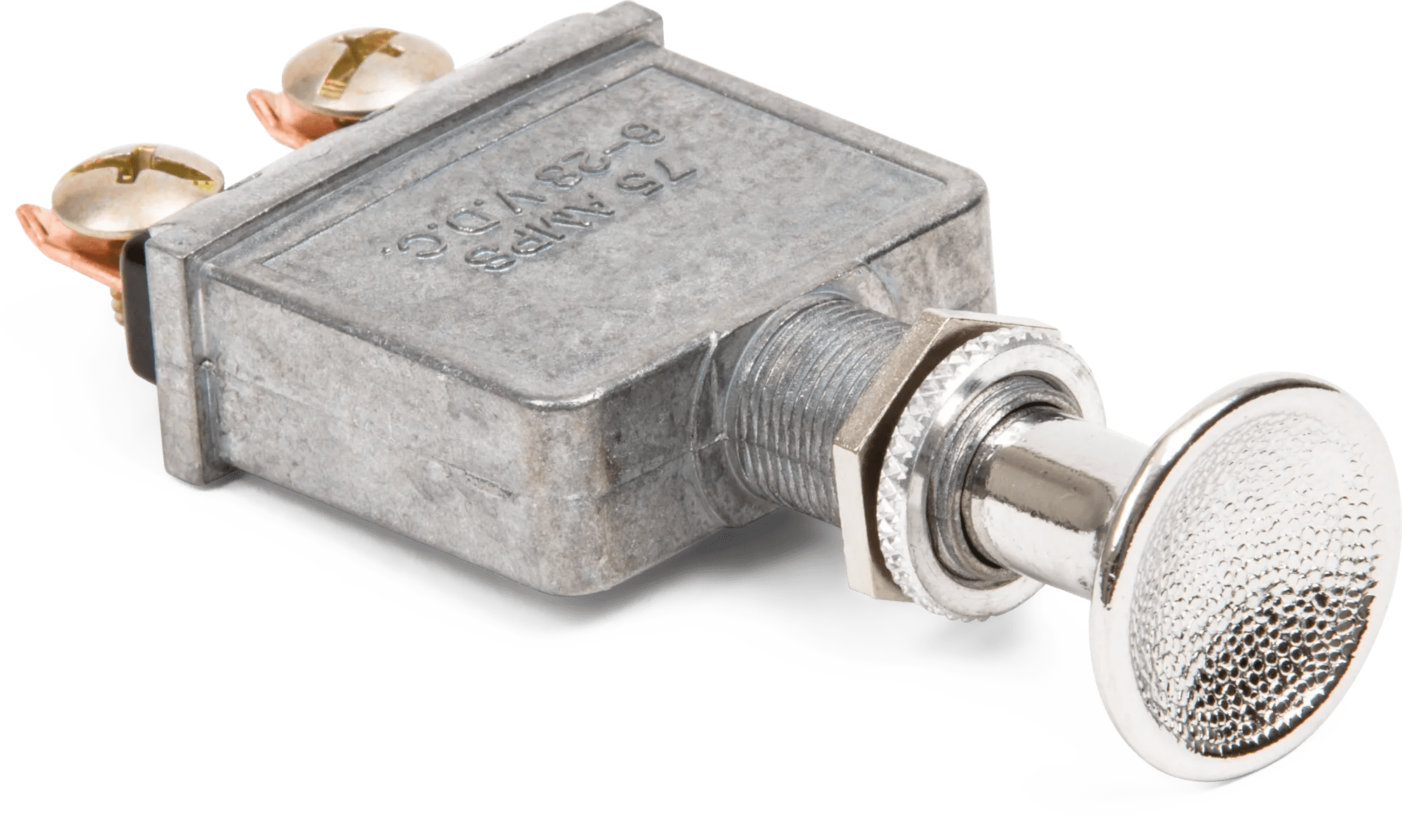 2-Screw SPST 2-Position (Off-On) Super Heavy Duty Push-Pull Switch