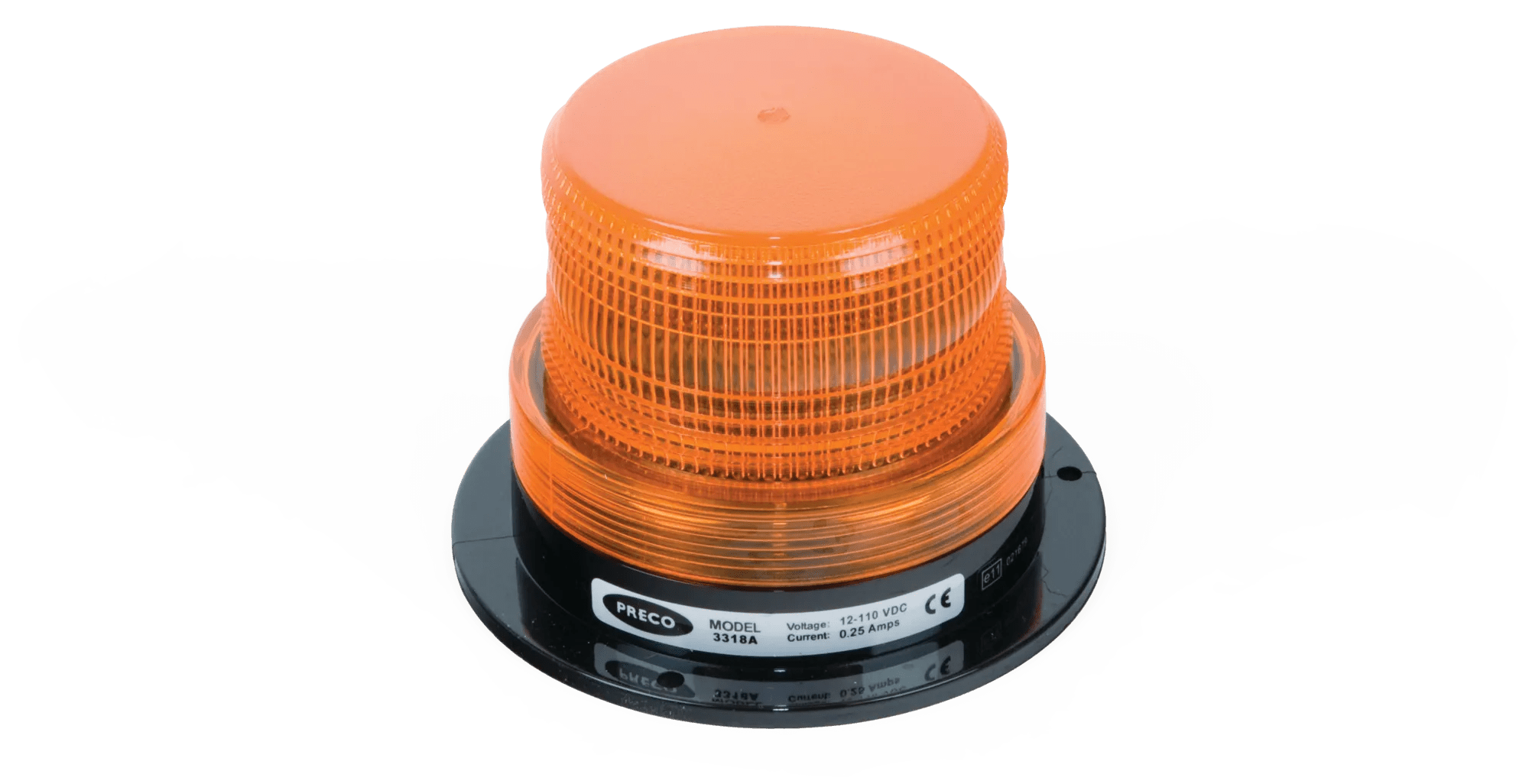 Mini Amber Strobe Light