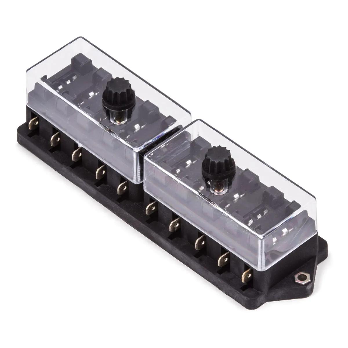 150 Amp 10 Fuse Heavy Duty ATO / ATC Fuse Block