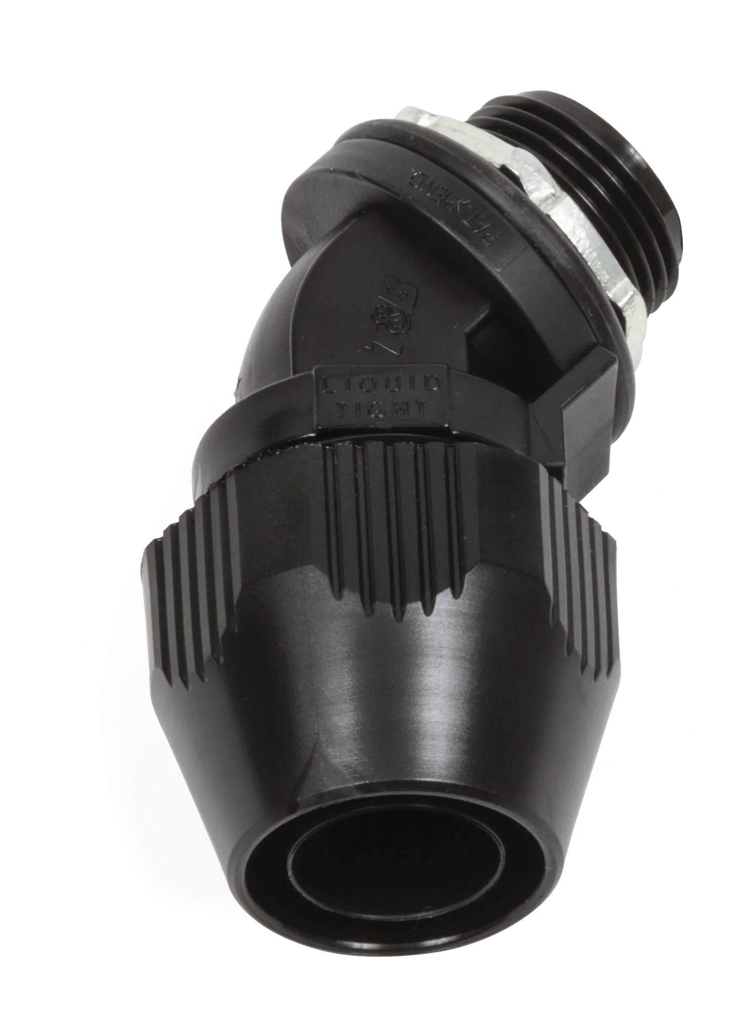 3/8" PVC Liquid-Tight 45 Degree Conduit Fitting - 5 Pack
