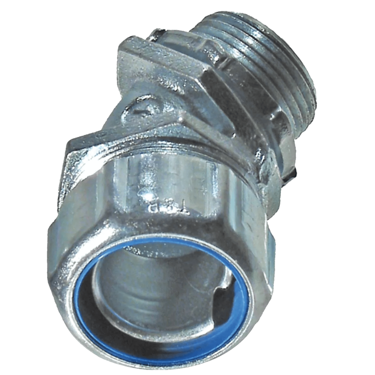 3/8" Liquid-Tight 45 Degree Conduit Fitting - 5 Pack