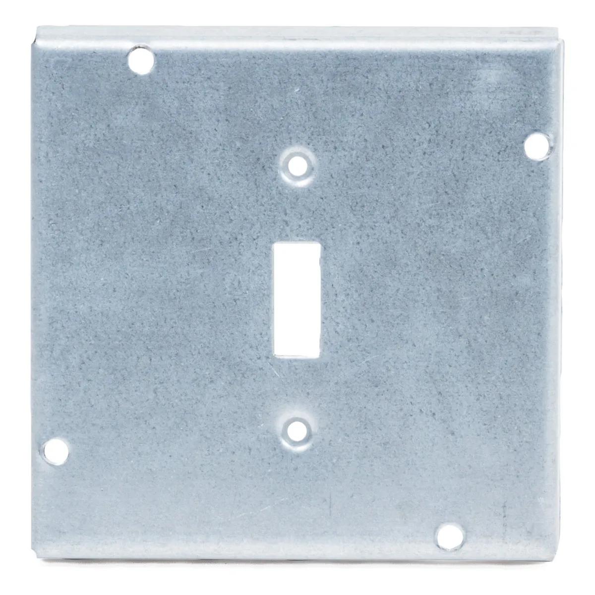 4-11/16" Square Toggle Switch Electrical Work Box Surface Covers