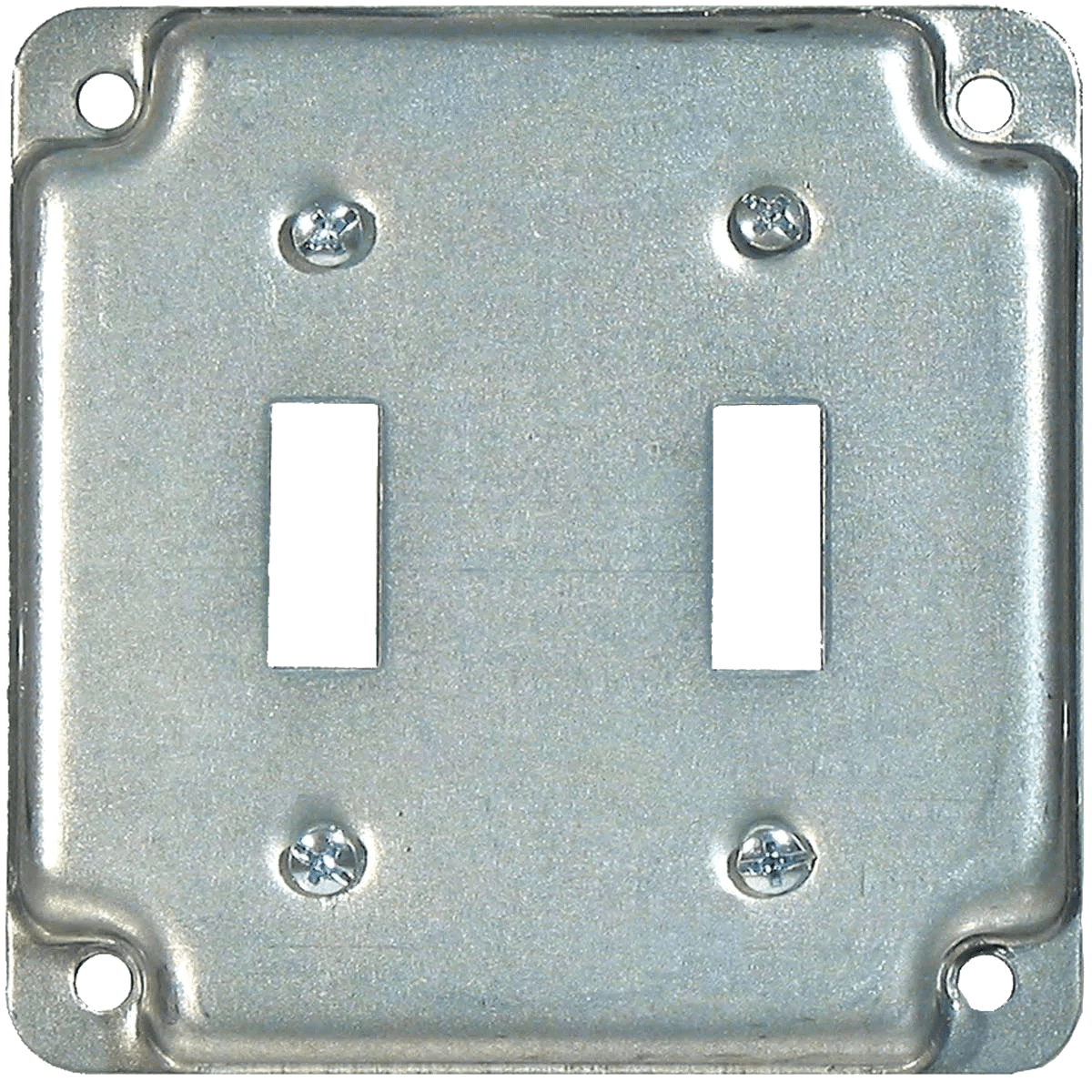 4" Square Toggle Switch Electrical Work Box Surface Covers
