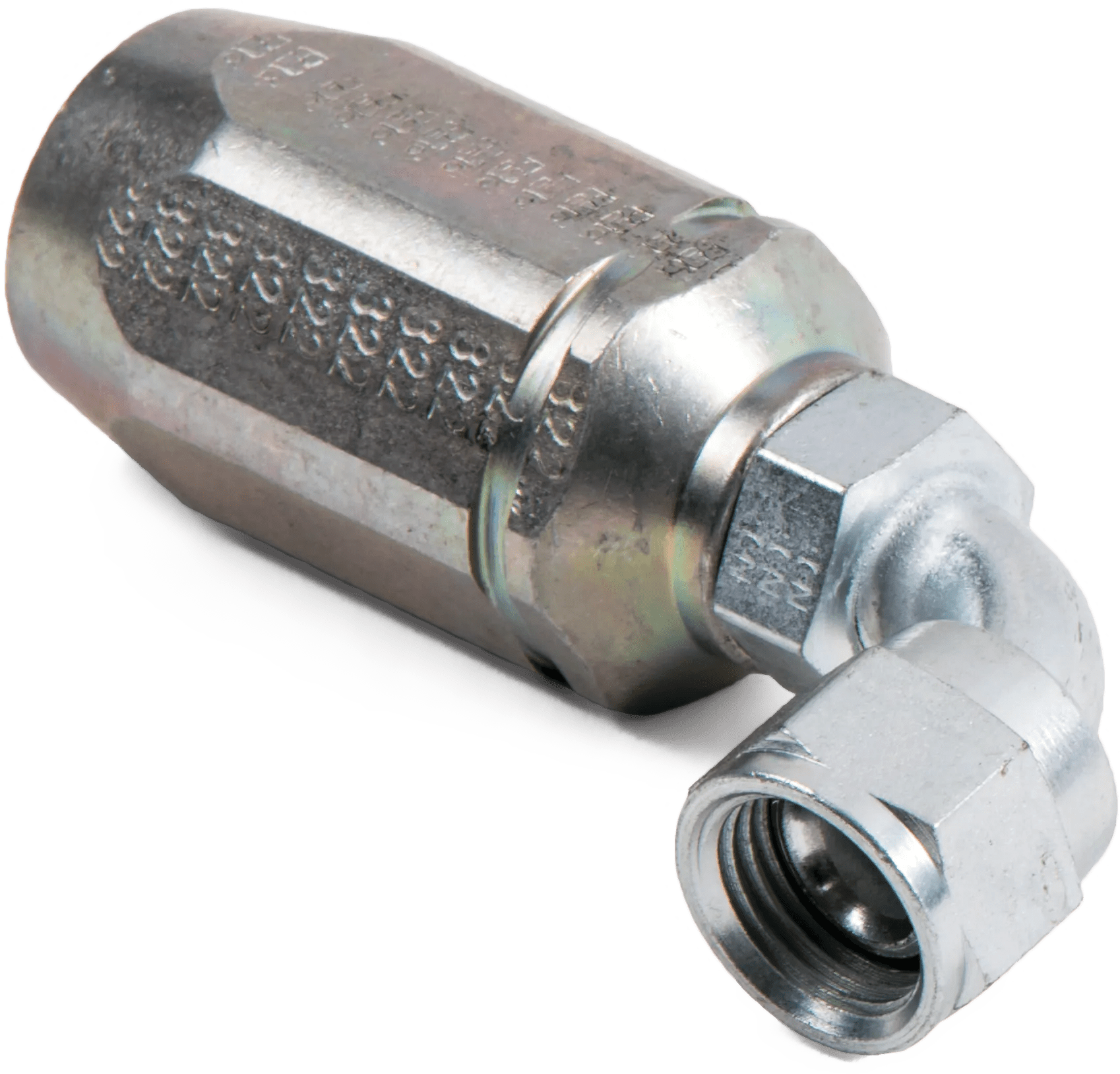 1/2" x 1/2" Female SAE JIC 37° Swivel 90° Short Drop Elbow - 2RA Series