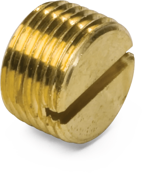 Brass Pipe Slotted Plugs