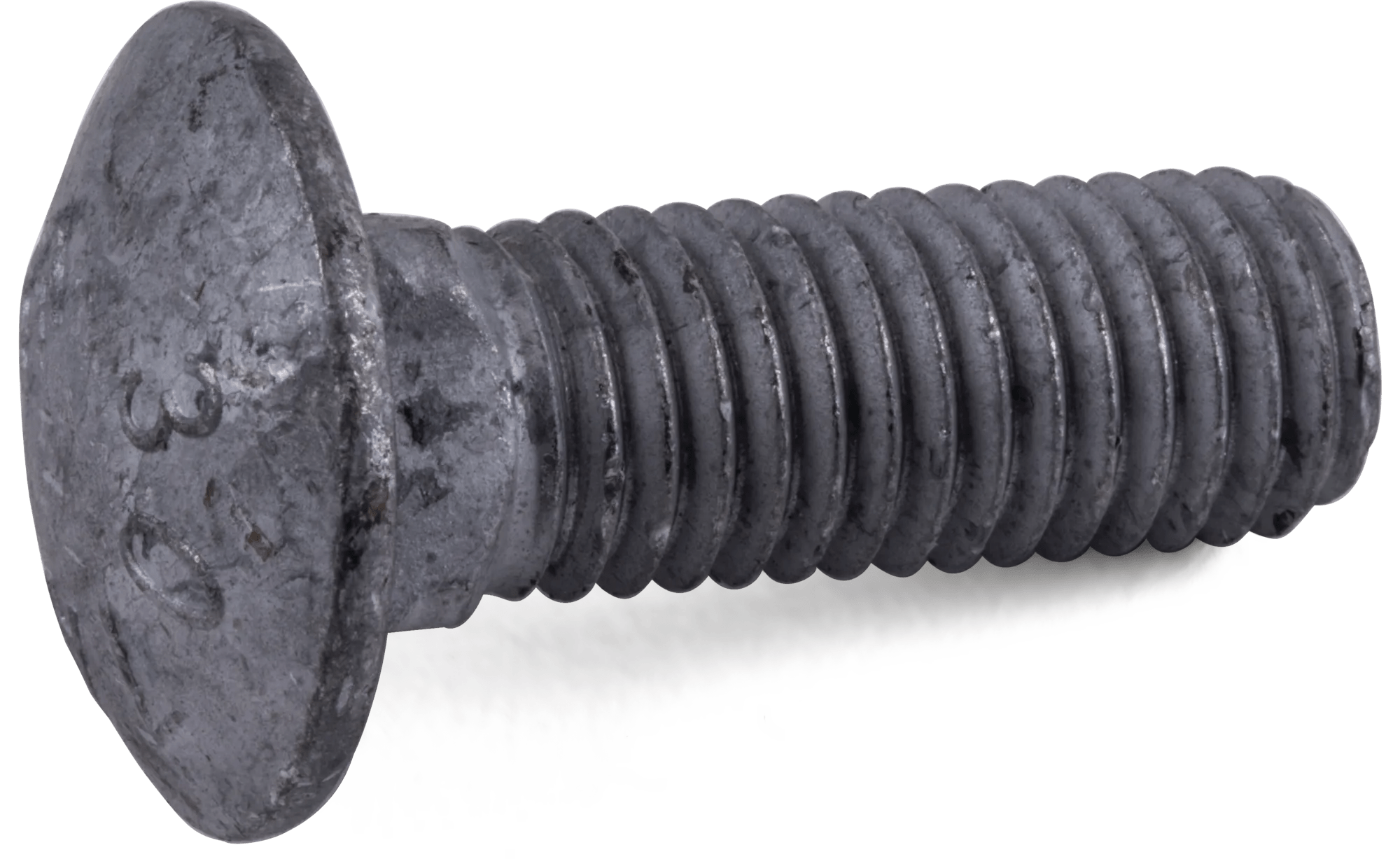 5/8"-11 x 1-1/2" Grade 2 (USS) Galvanized Carriage Bolt