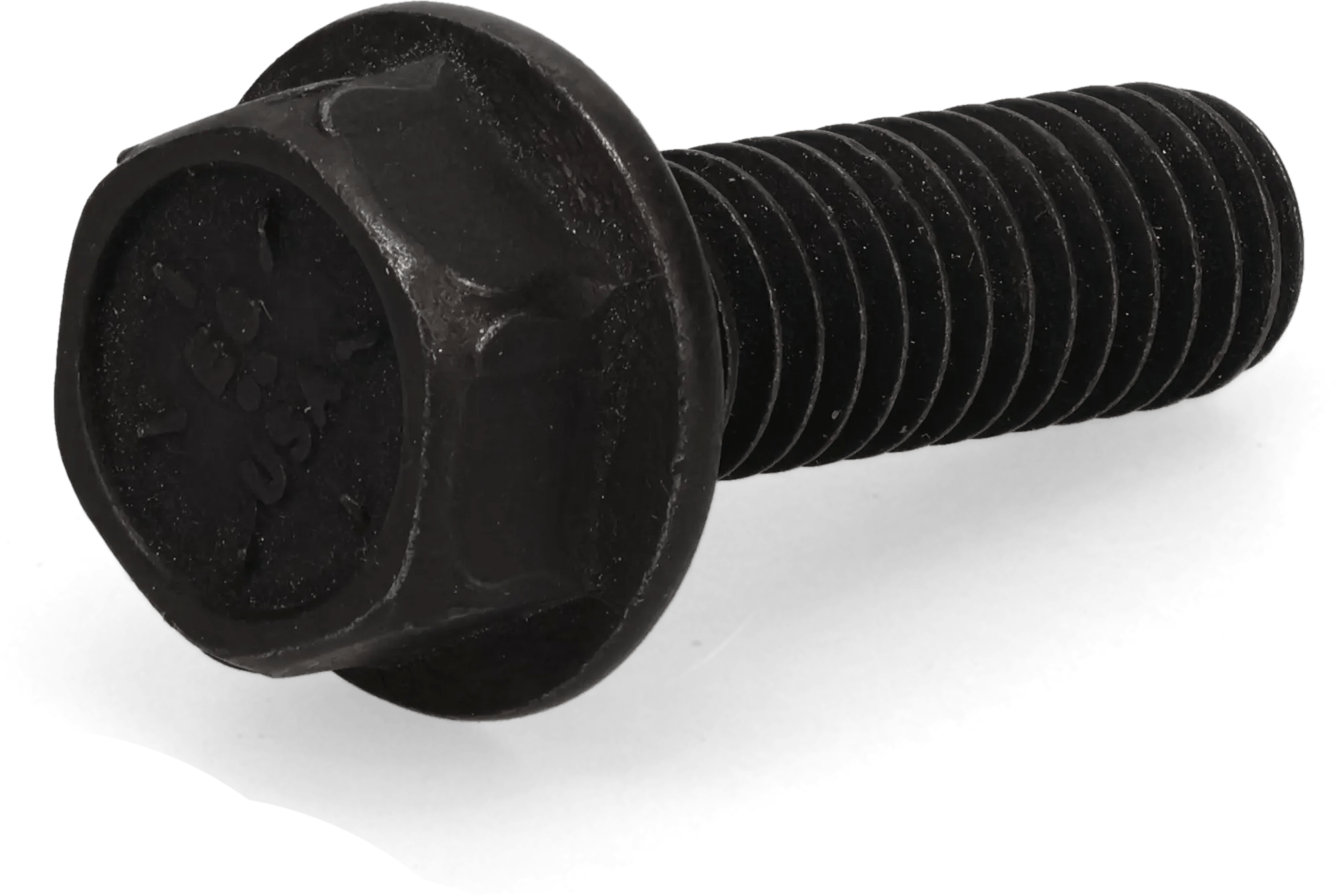 1/2"-13 x 1-1/2" Premium USA Grade 8 (USS) Phosphate & Oil Flange Bolt - 10 Pack