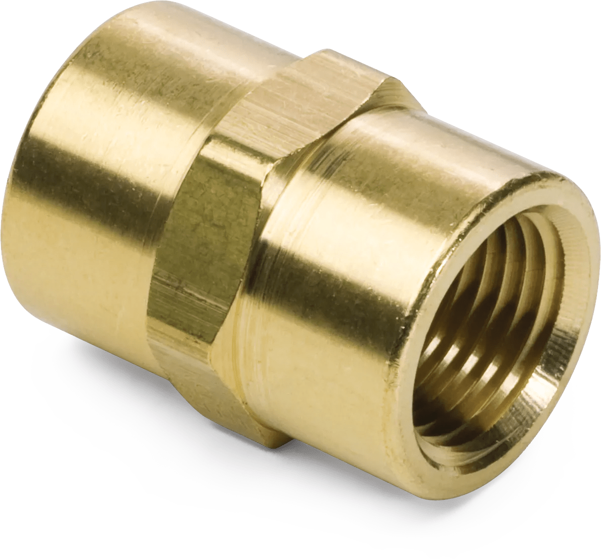 1/2" Brass Pipe Coupling