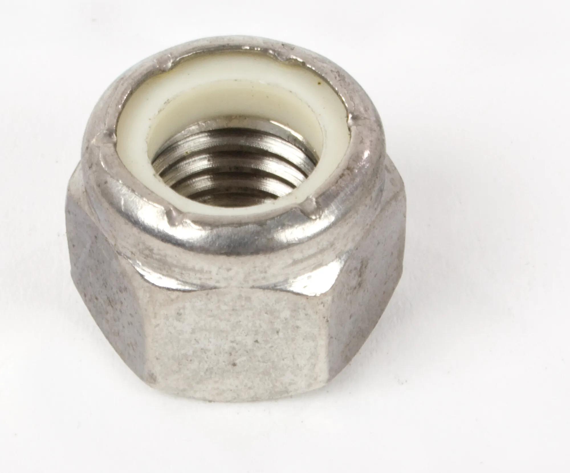 5/16"-18 316 Stainless Steel (USS) Nylon Insert Lock Nut - 25 Pack