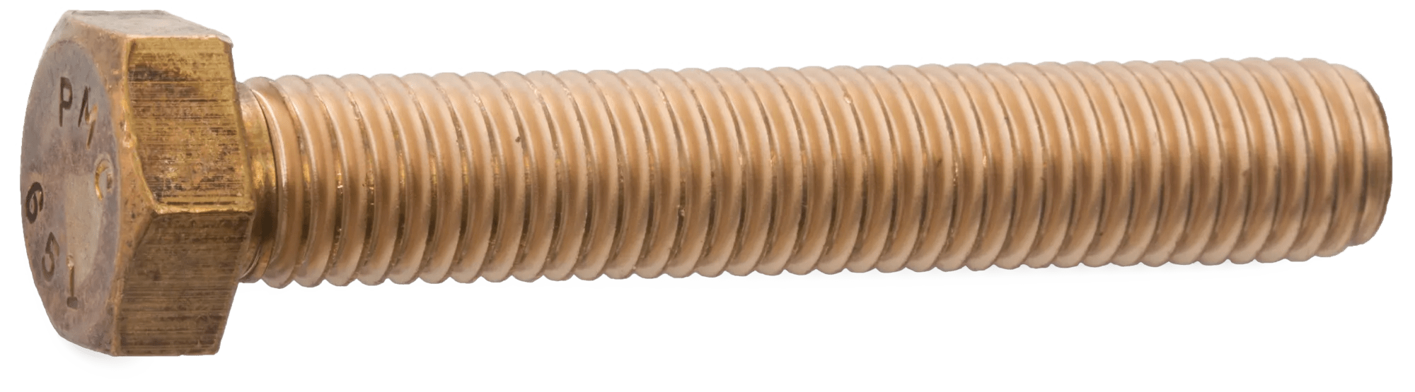 3/8"-16 x 3/4" 651 Silicon Bronze (USS) Hex Head Cap Screw - 25 Pack