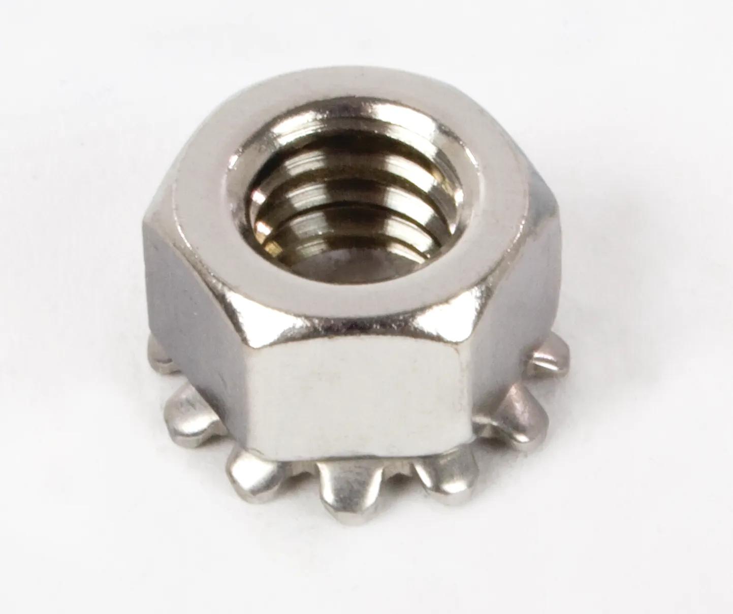 18-8 Stainless Steel Keps Nuts - Coarse Thread (USS)