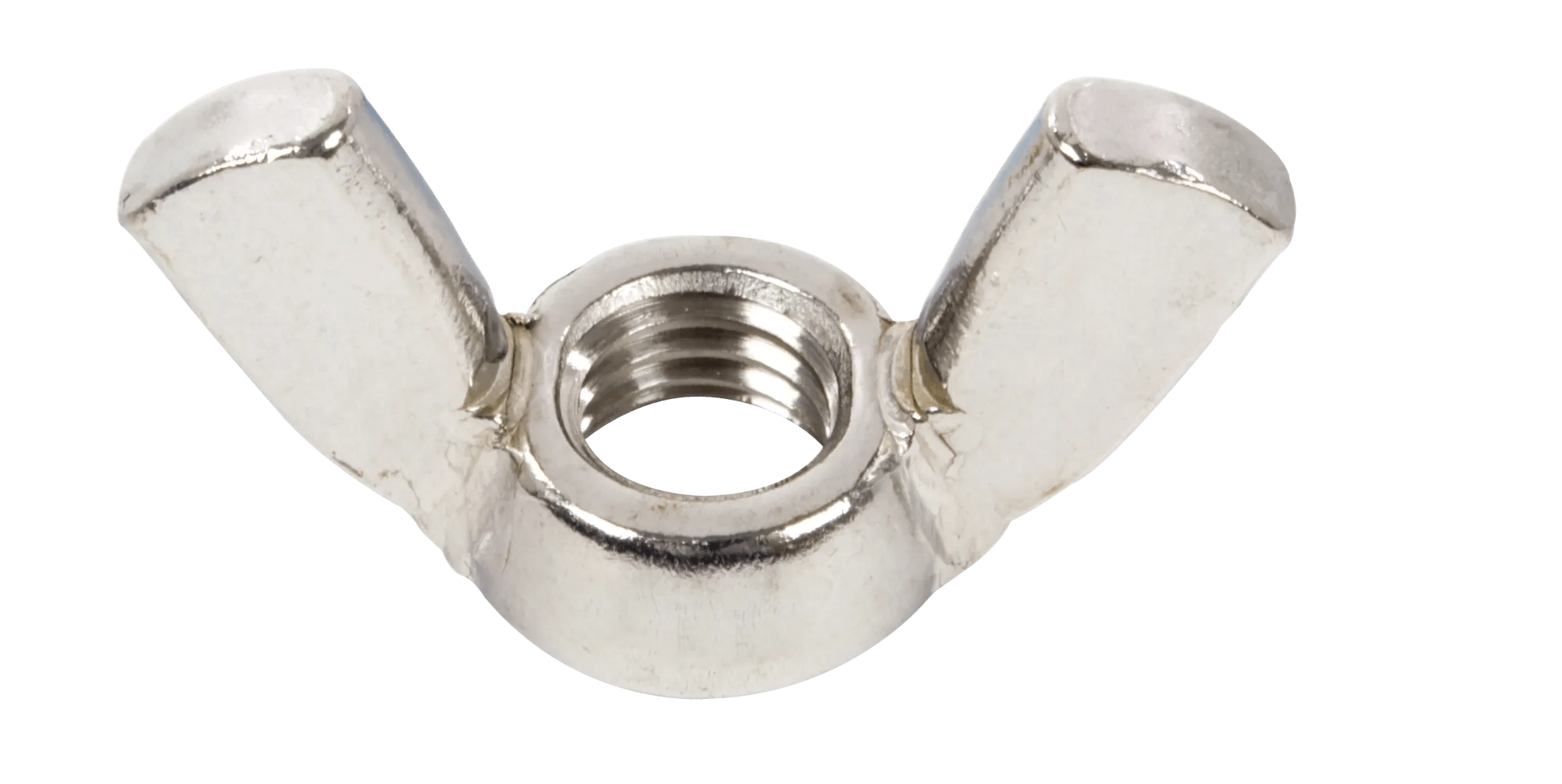 1/2"-13 18-8 Stainless Steel (USS) Wing Nut - 10 Pack