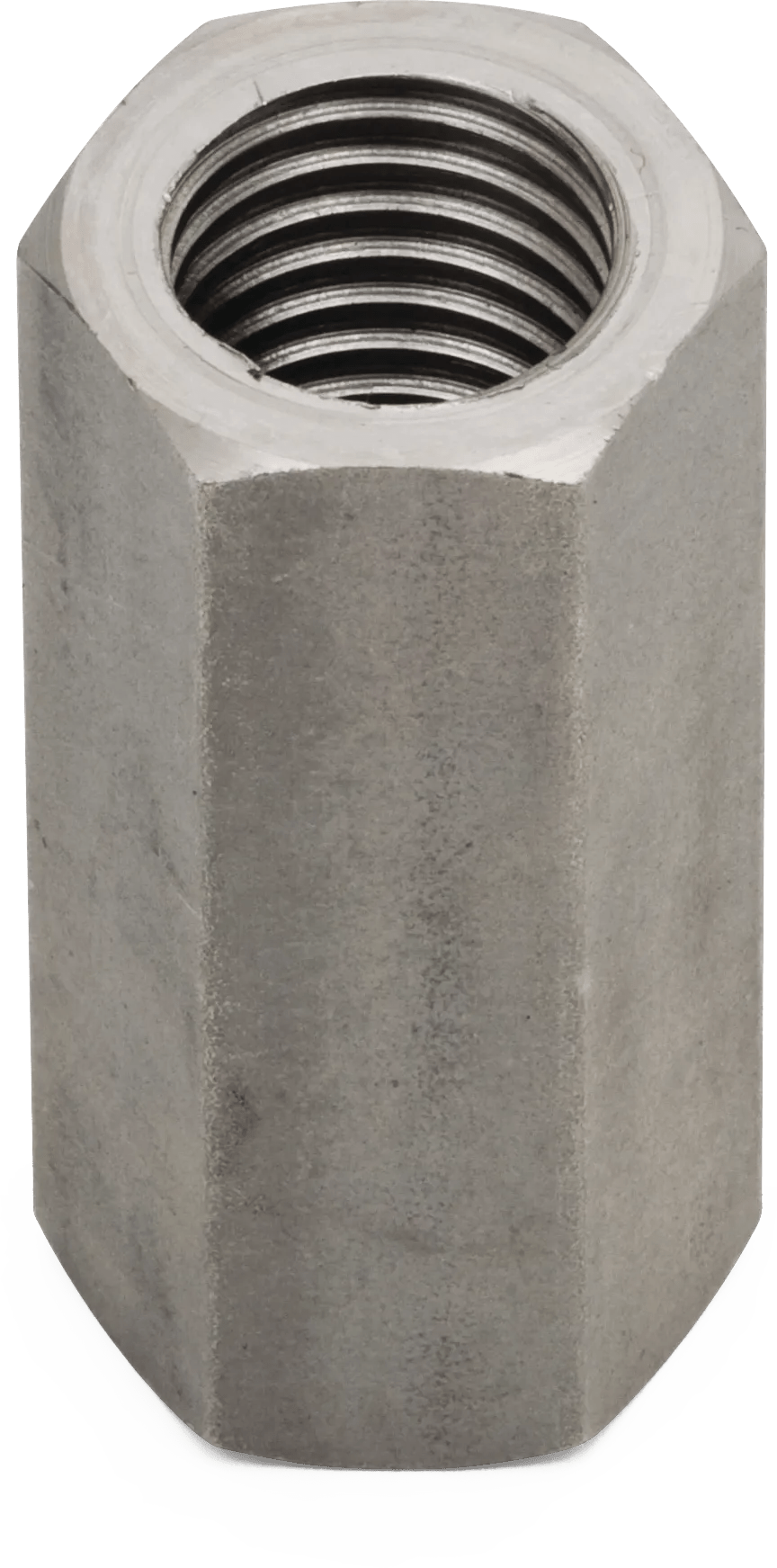 3/8"-16 18-8 Stainless Steel (USS) Rod Coupling Nut - 2 Pack
