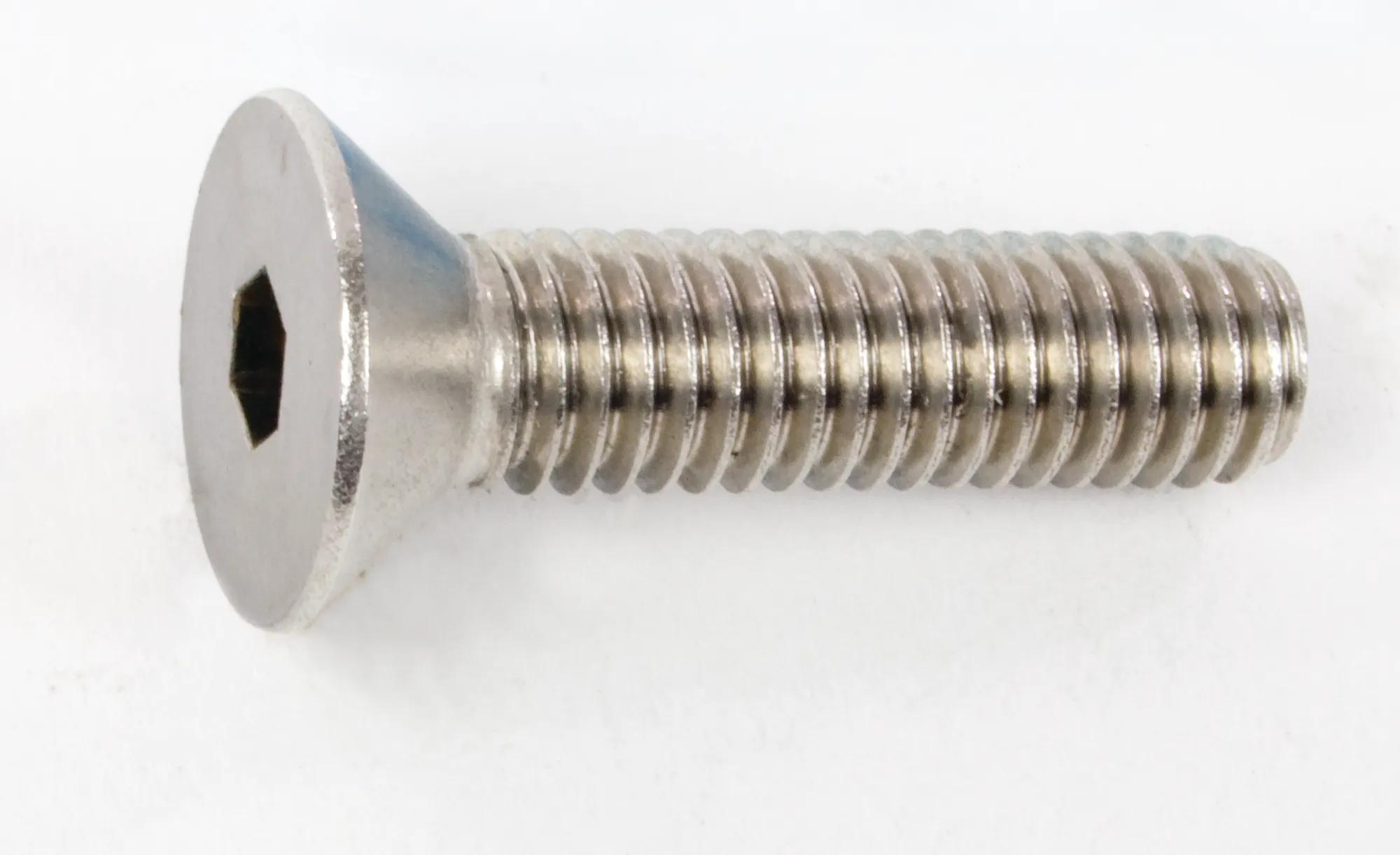 #10-32 x 3/8" 18-8 Stainless Steel (SAE) Flat Socket Head Cap Screw - 50 Pack