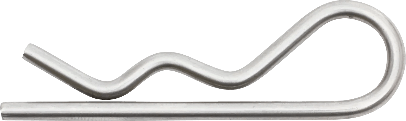 1/8" x 2-9/16" Stainless Steel Hitch Pin Clip - 10 Pack