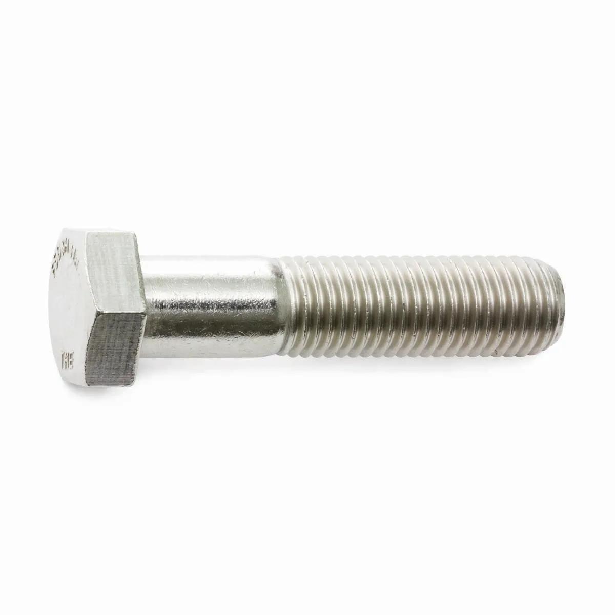 1/4"-20 x 1/2" 316 Stainless Steel (USS) Hex Head Cap Screw - 25 Pack
