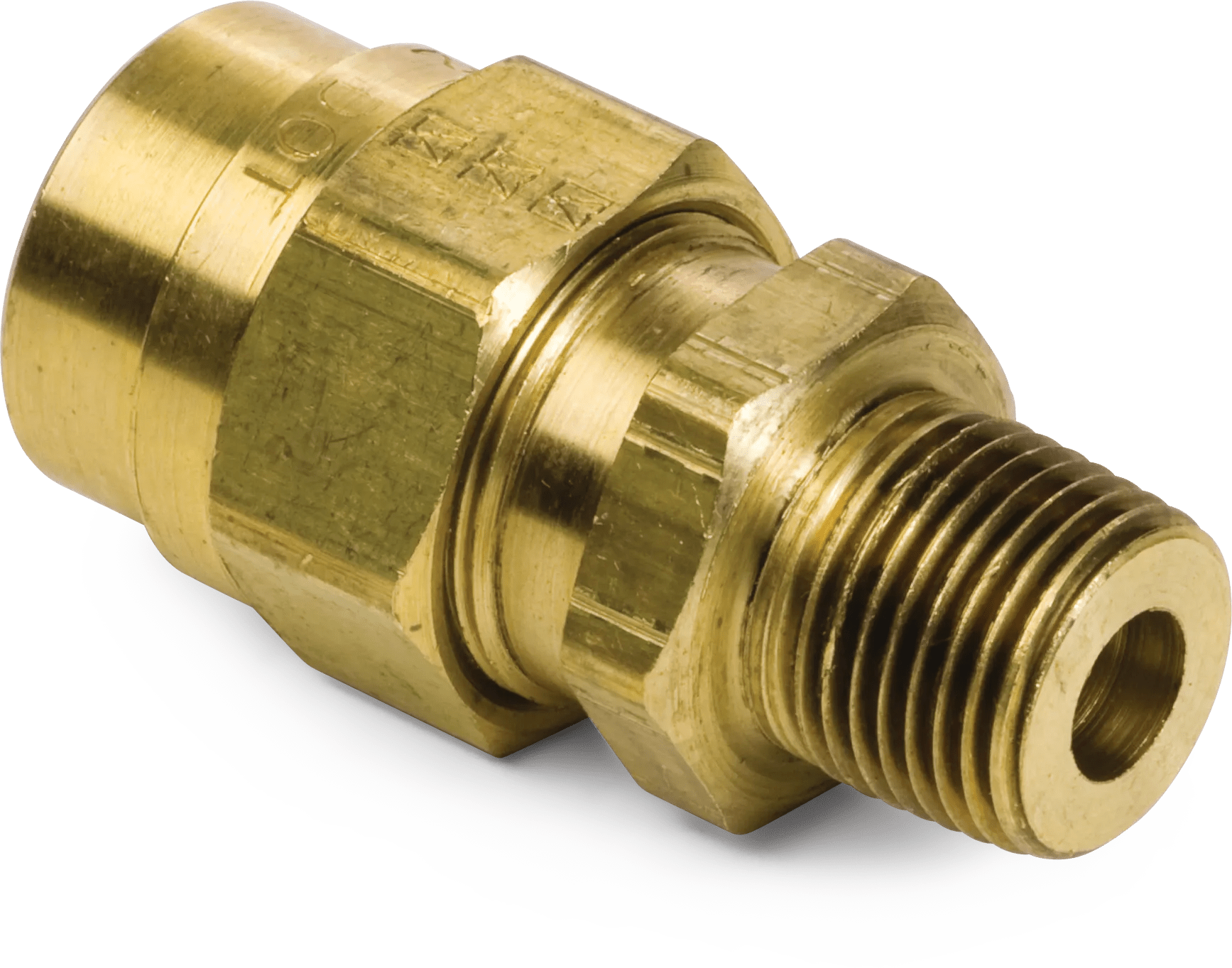 3/8" x 1/4" Male Connector - 338 B Series - 2 Pack