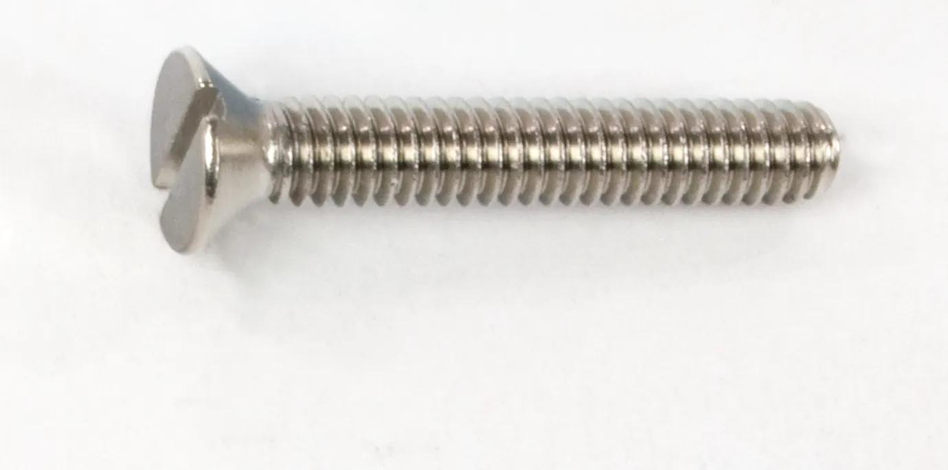 18-8 Stainless Steel Slotted Flat Head Machine Screws (USS)