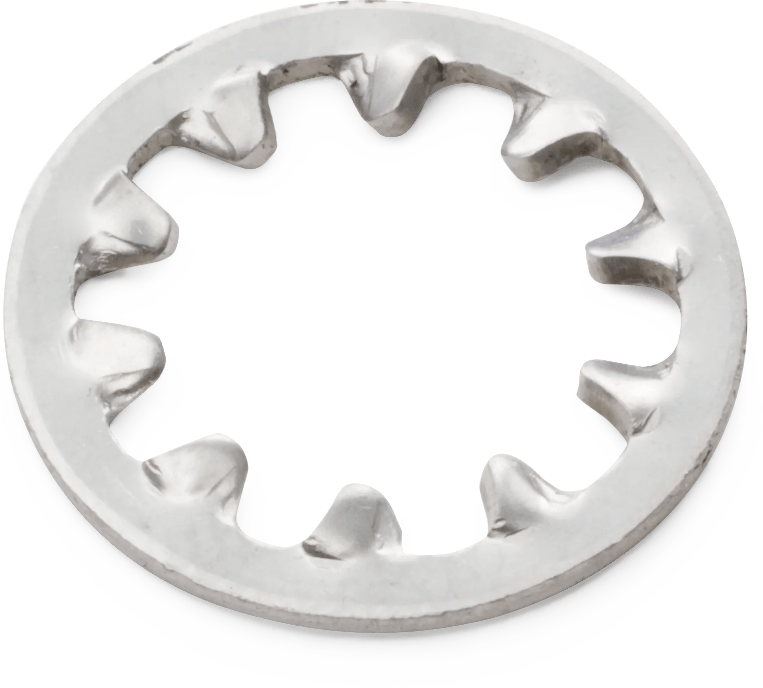 #6 410 Stainless Steel Internal Tooth Lock Washer - 100 Pack