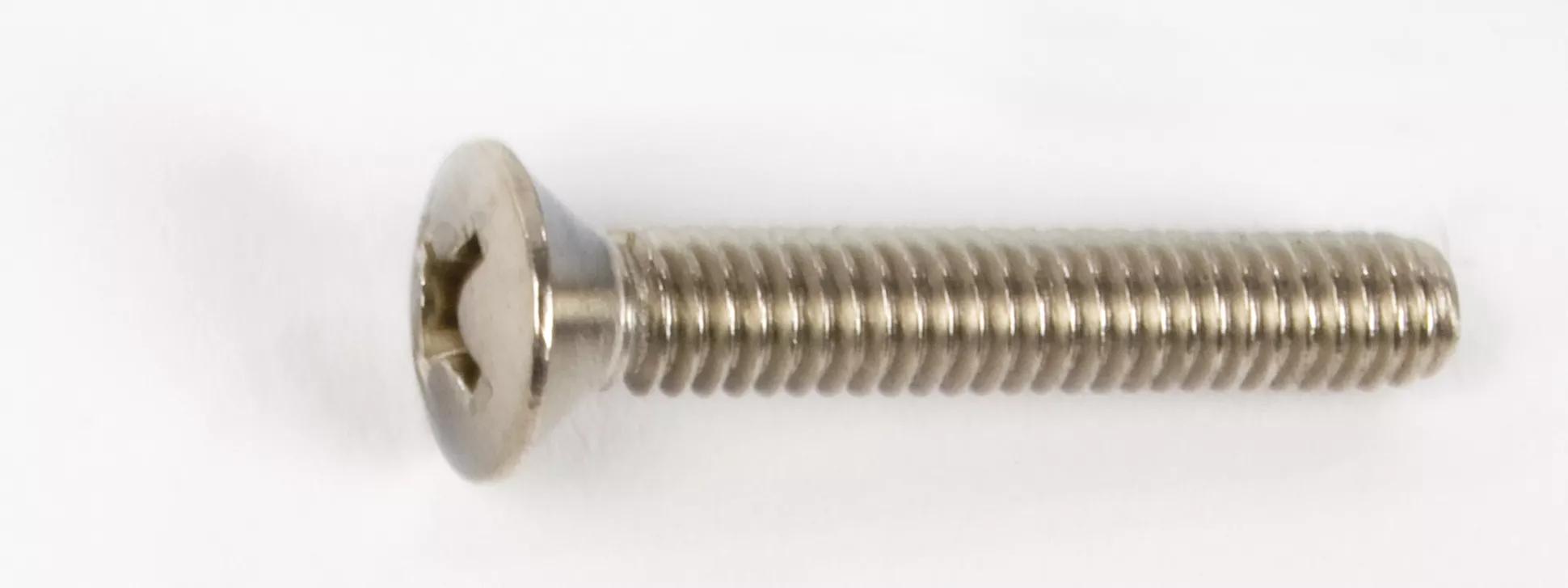 #6-32 x 1/4" 18-8 Stainless Steel Phillips Oval Head Machine Screw