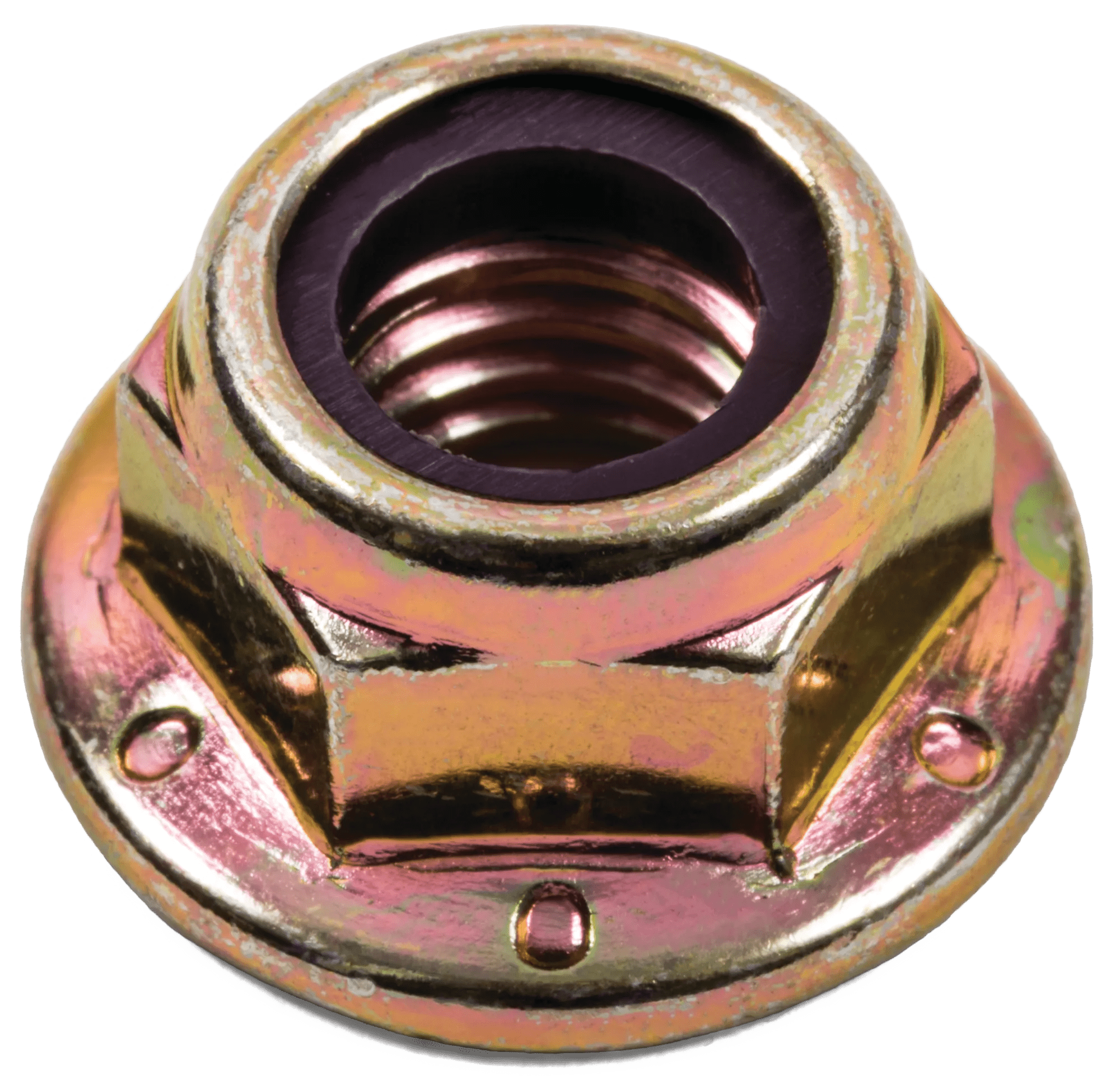 5/16"-18 Grade G (USS) Nylon Insert Flange Lock Nut - 50 Pack