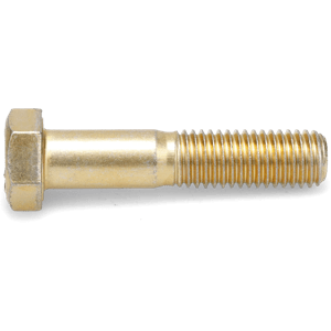 5/8"-11 x 3" Grade 5 Hex Head Cap Screw - Yellow Zinc Plated - 25 Pack