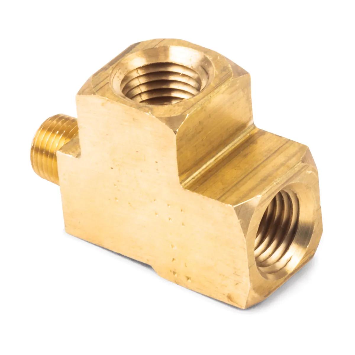 1/8" x 1/16" Brass Pipe Street Tee