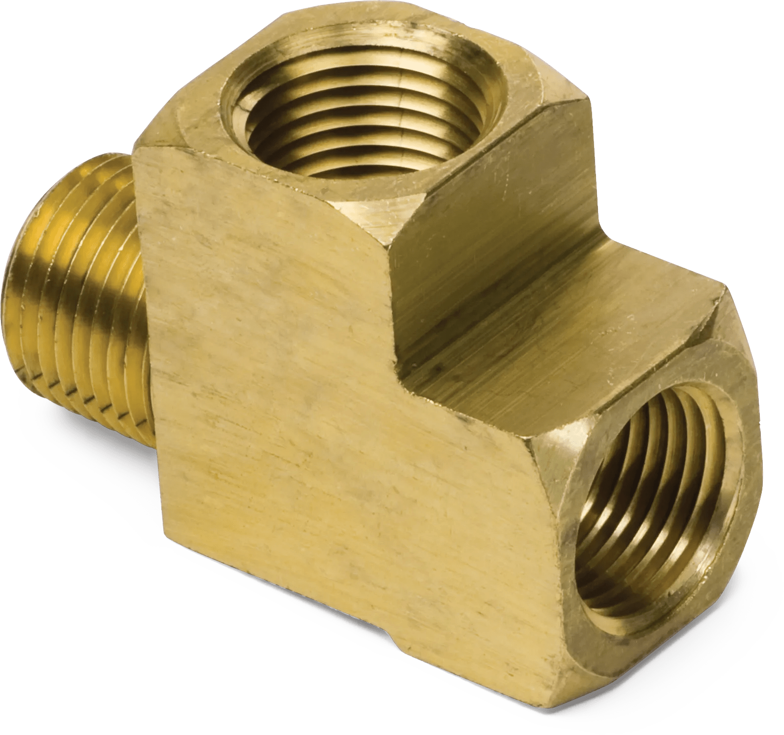 1/8" x 1/8" Brass Pipe Street Tee