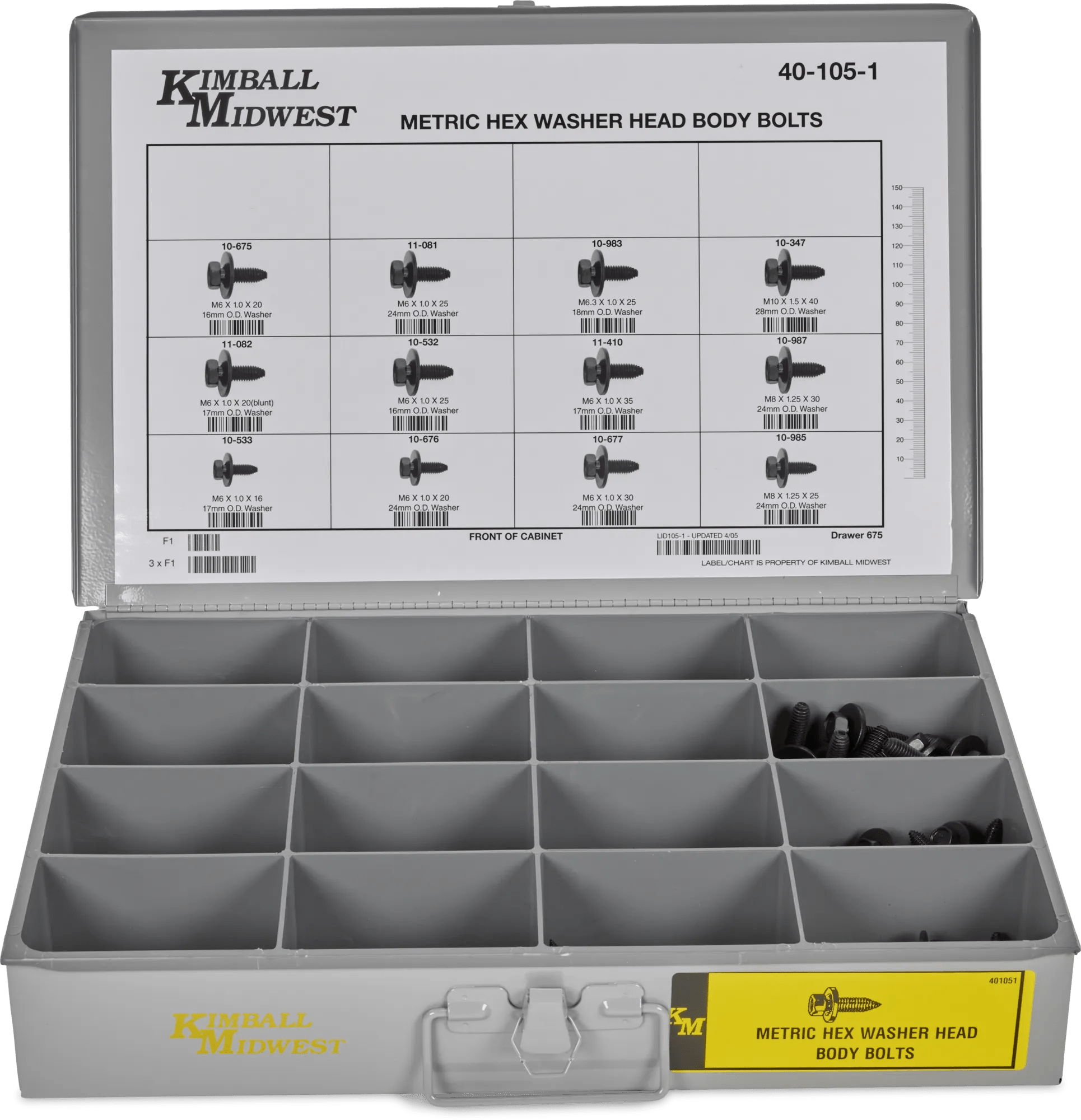Metric Hex Washer Head Body Bolts