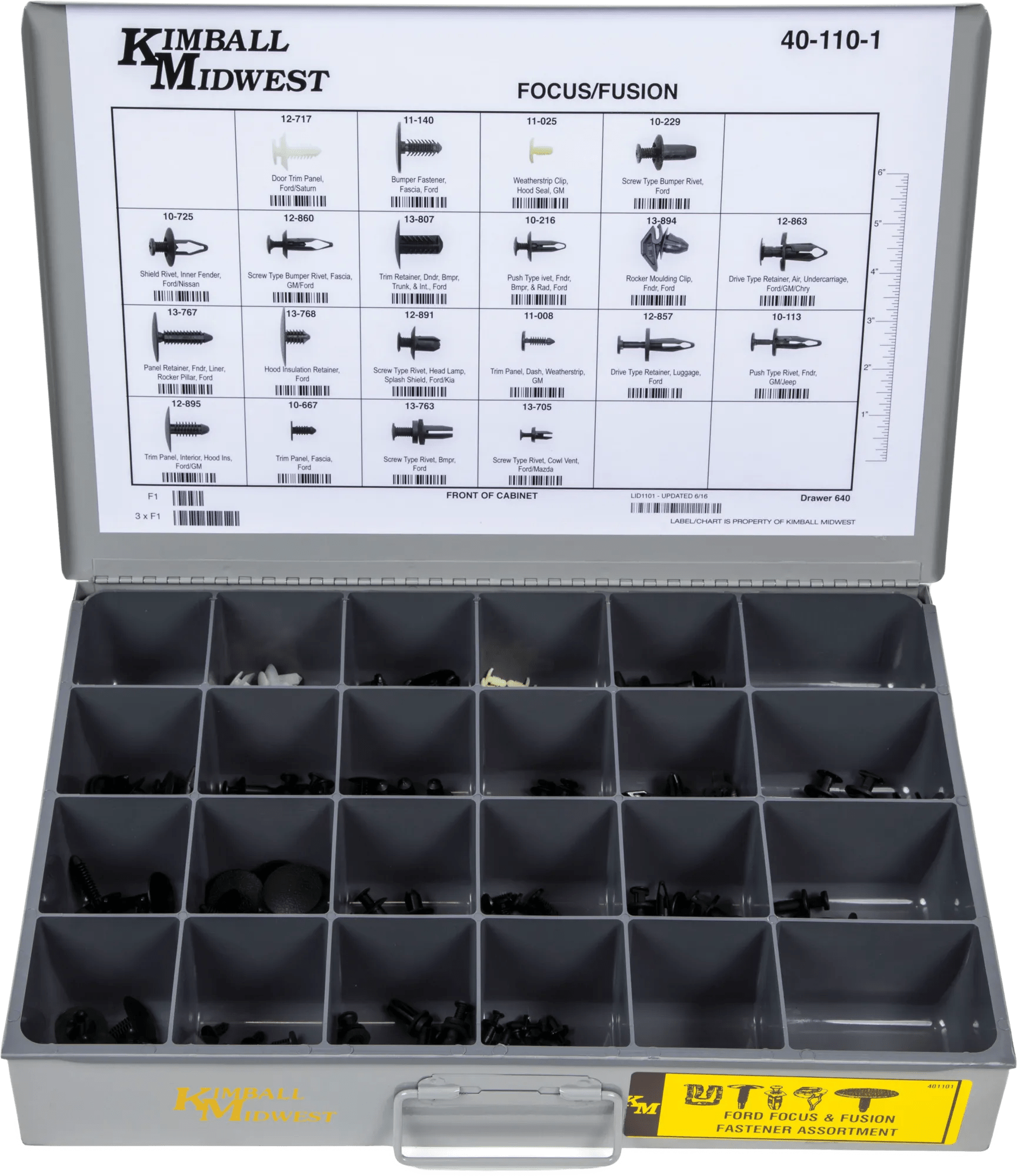 Ford Focus/Fusion Clips & Fasteners Assortment