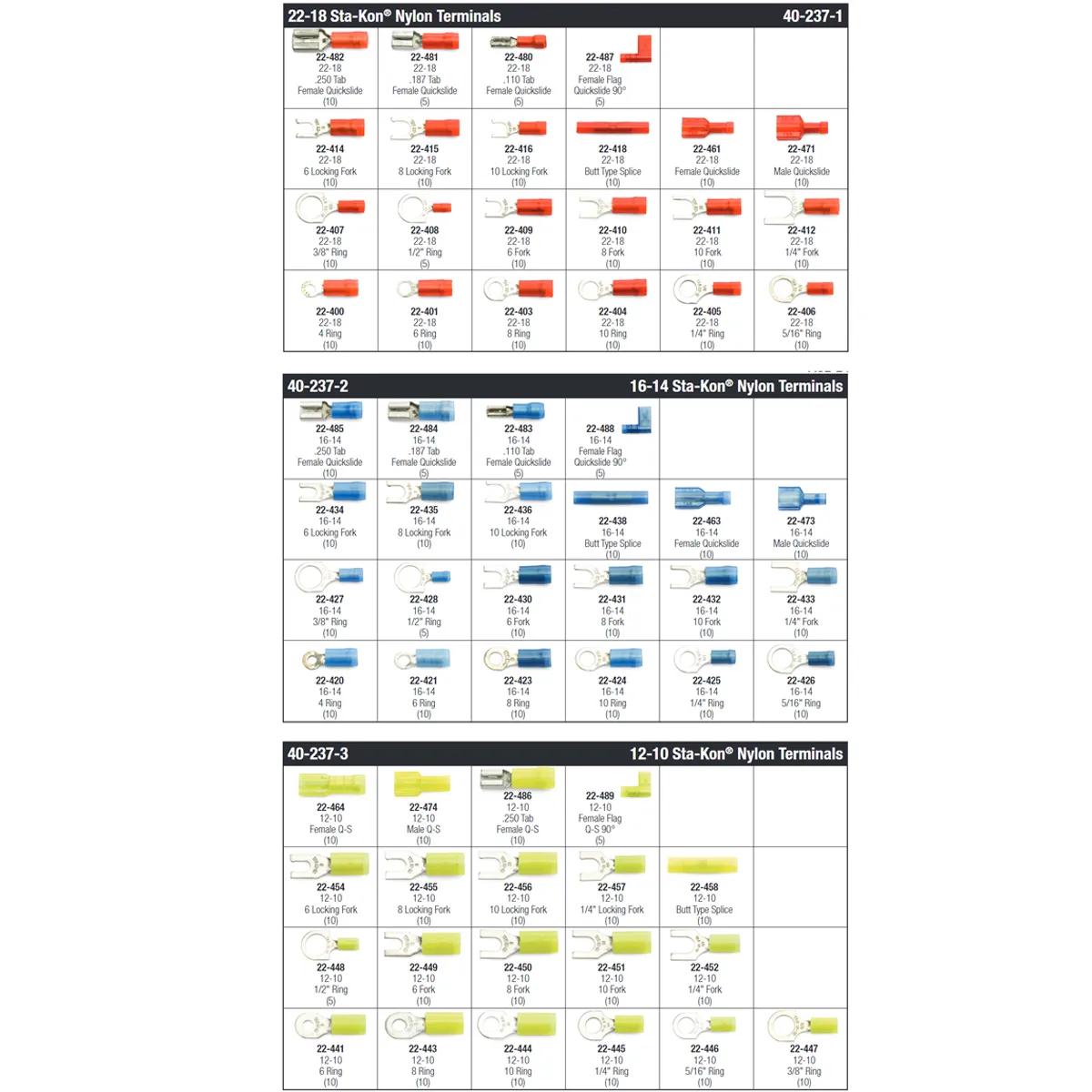 Sta-Kon® Nylon Terminal Master Assortment