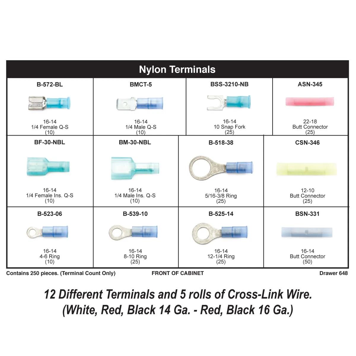 Nylon Terminal and Wire Assortment