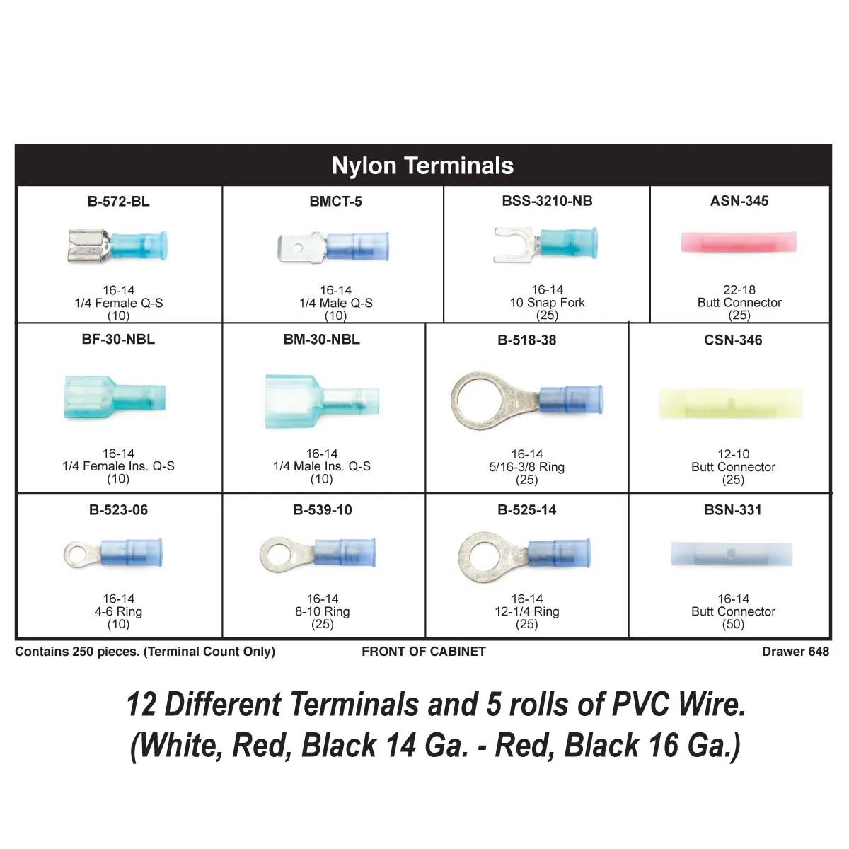 Nylon Terminal and Wire Assortment