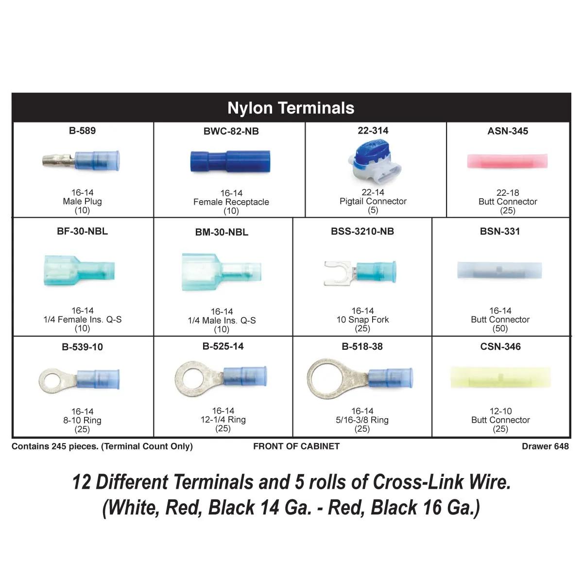 Nylon Terminal and Wire Assortment