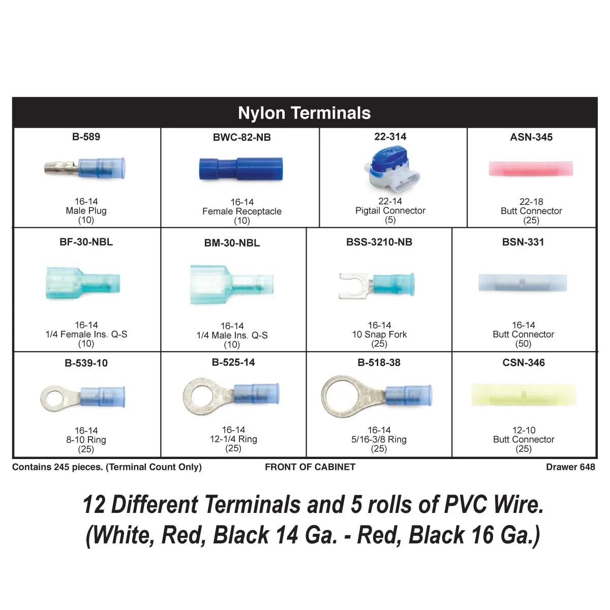 Nylon Terminal and Wire Assortment