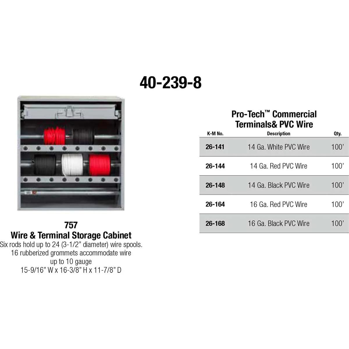 Pro-Tech™ Commercial Terminals & PVC Wire Bundle
