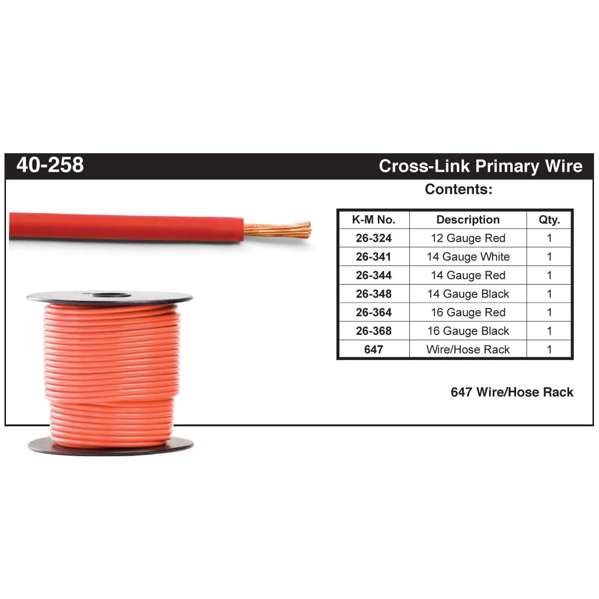 16 - 12 AWG Cross-Link Wire Assortment