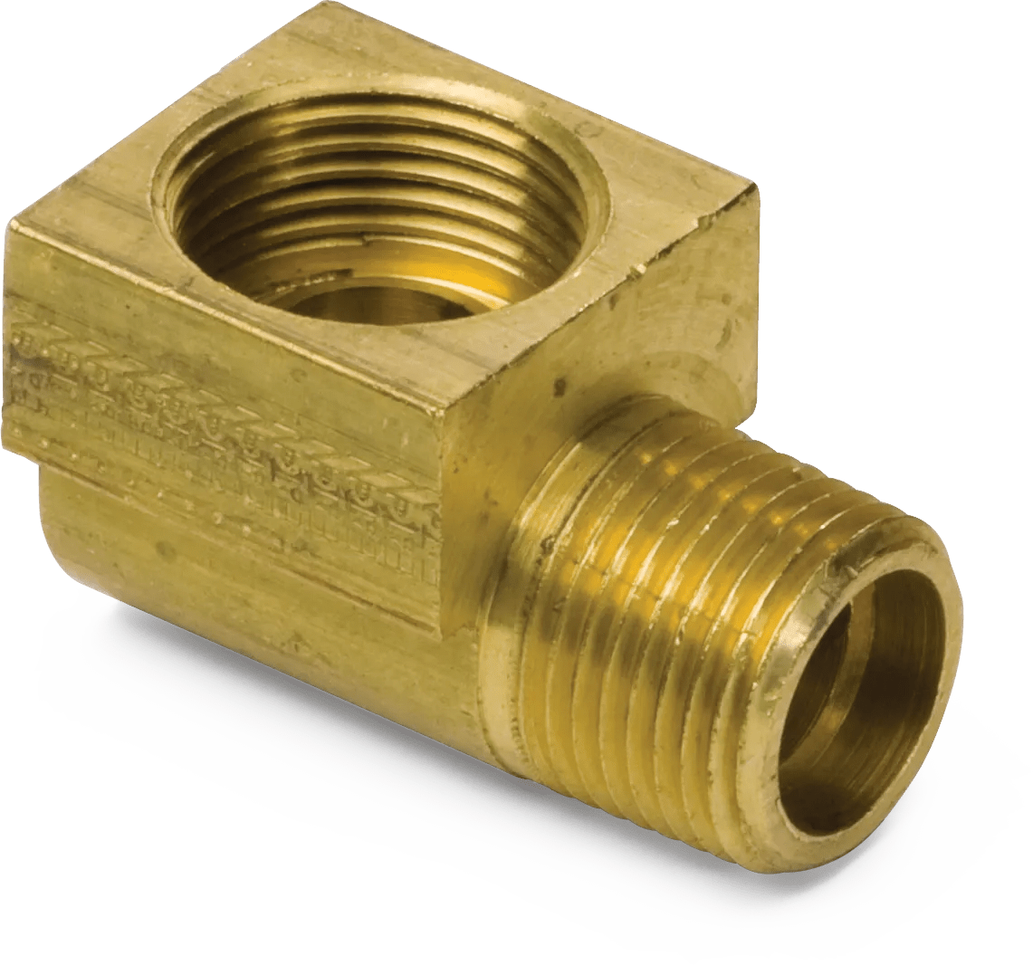 3/16" x 1/8" Inverted Flare 90° Male Elbow - 10 Pack