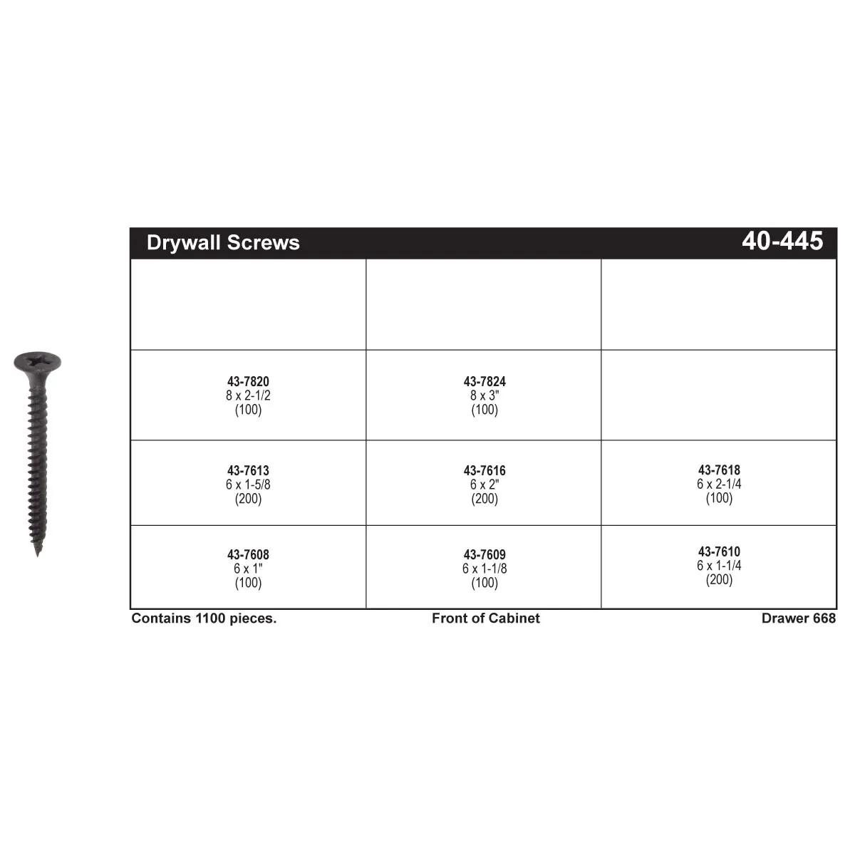 Drywall Screws Assortments