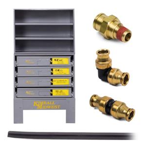 Small Standard DOT Air Brake Fitting Shop Setup