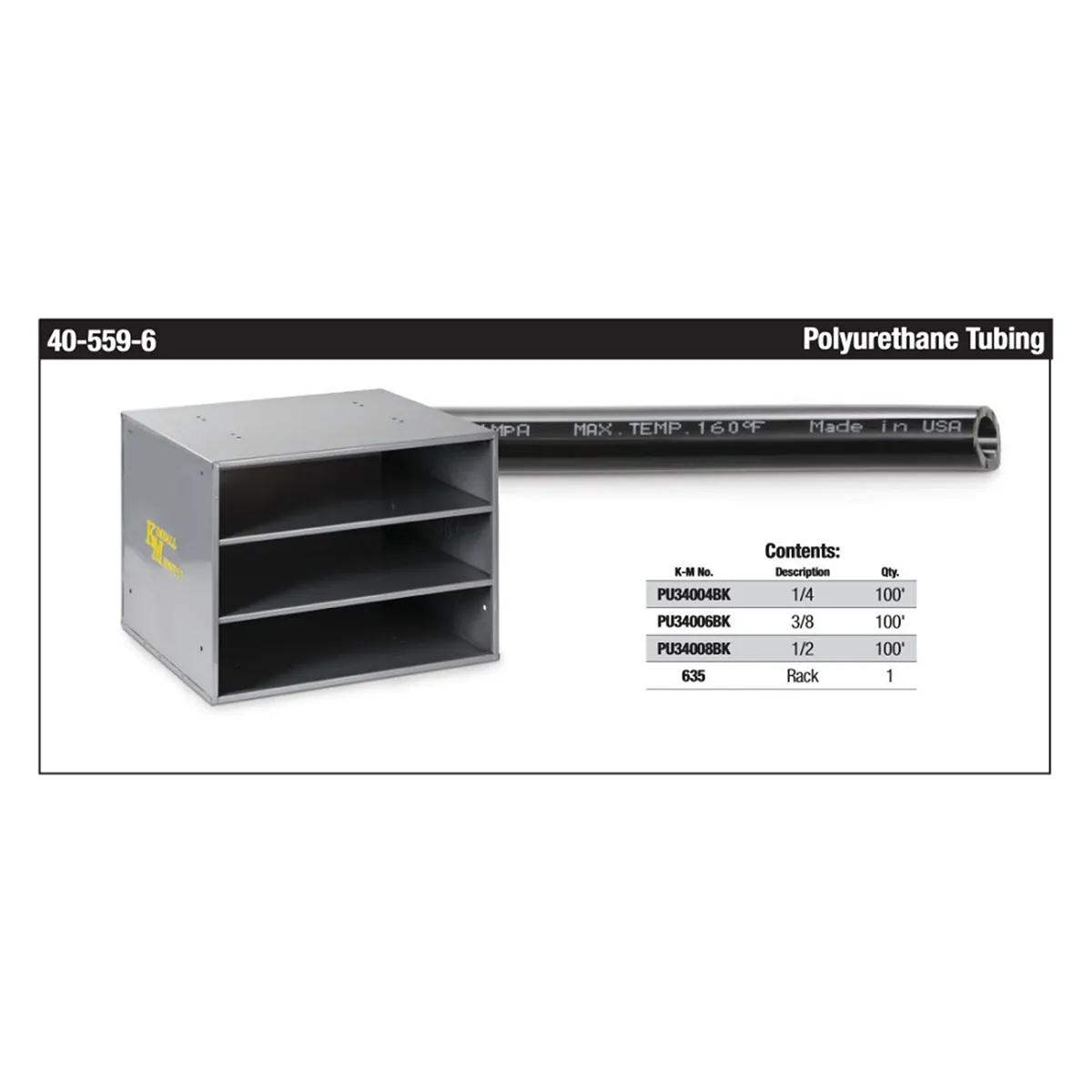 Black SAE Polyurethane Tubing Assortments