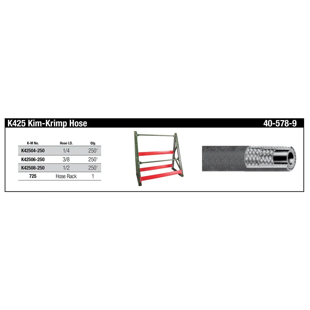 K425 Hose and Hose Rack Assortments